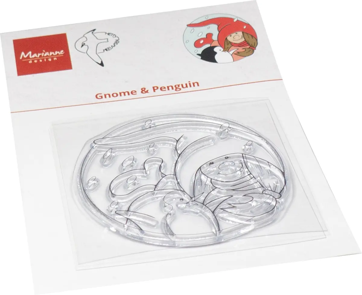 Marianne Design Clear Stamp - Hetty's Gnome & Penguin 1