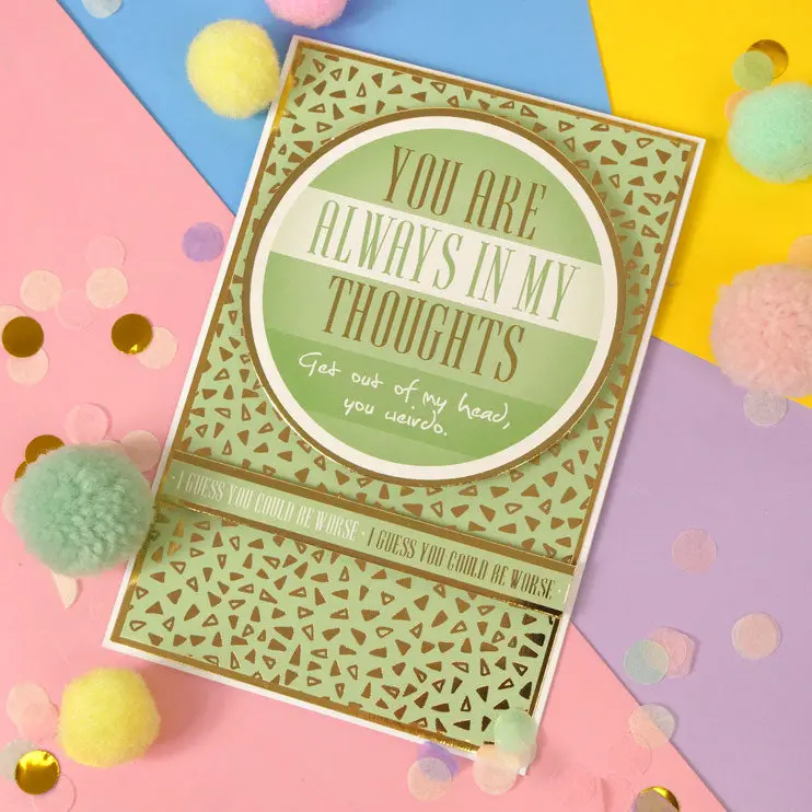 Hunkydory Humour Topper Sheet - Just To Say... 2