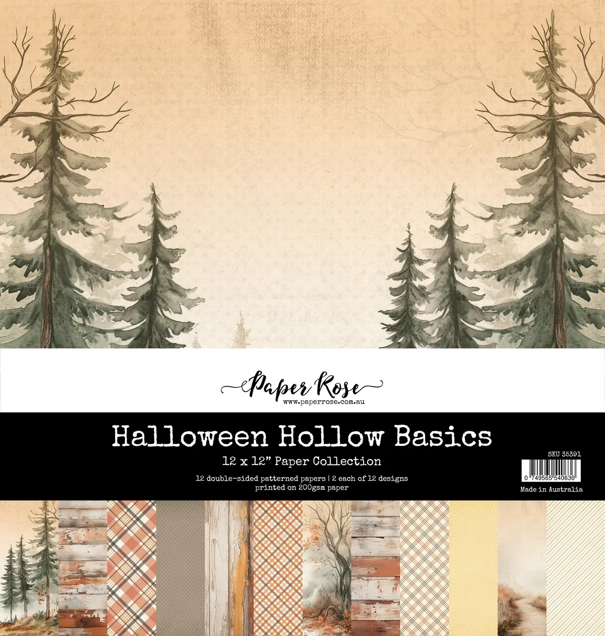 Halloween Hollow Basics 12X12 Paper Collection 35391 1