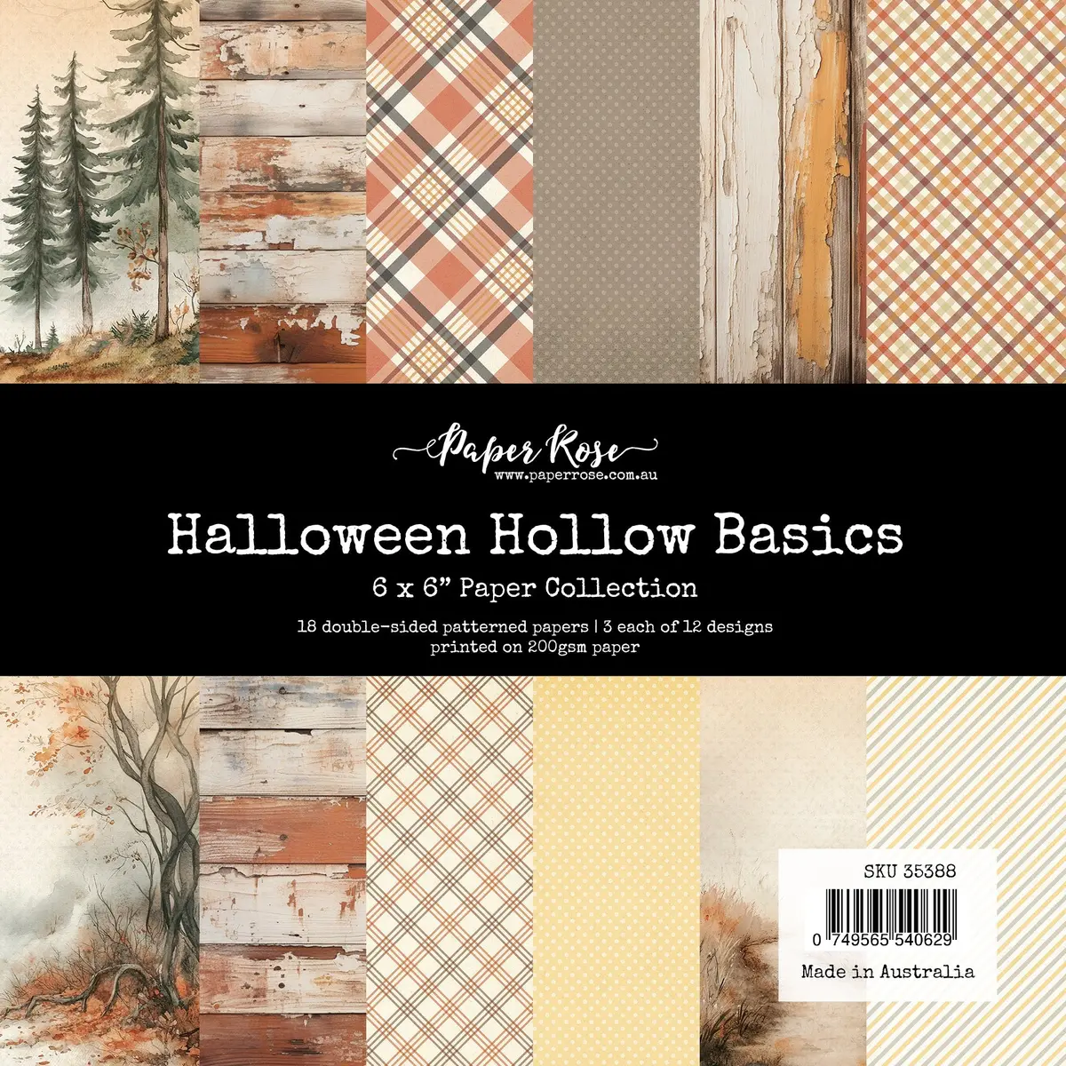 Halloween Hollow Basics 6X6 Paper Collection 35388 1