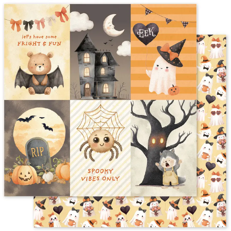 Halloween Hollow C 12X12 Paper (12Pc Bulk Pack) 35376 1