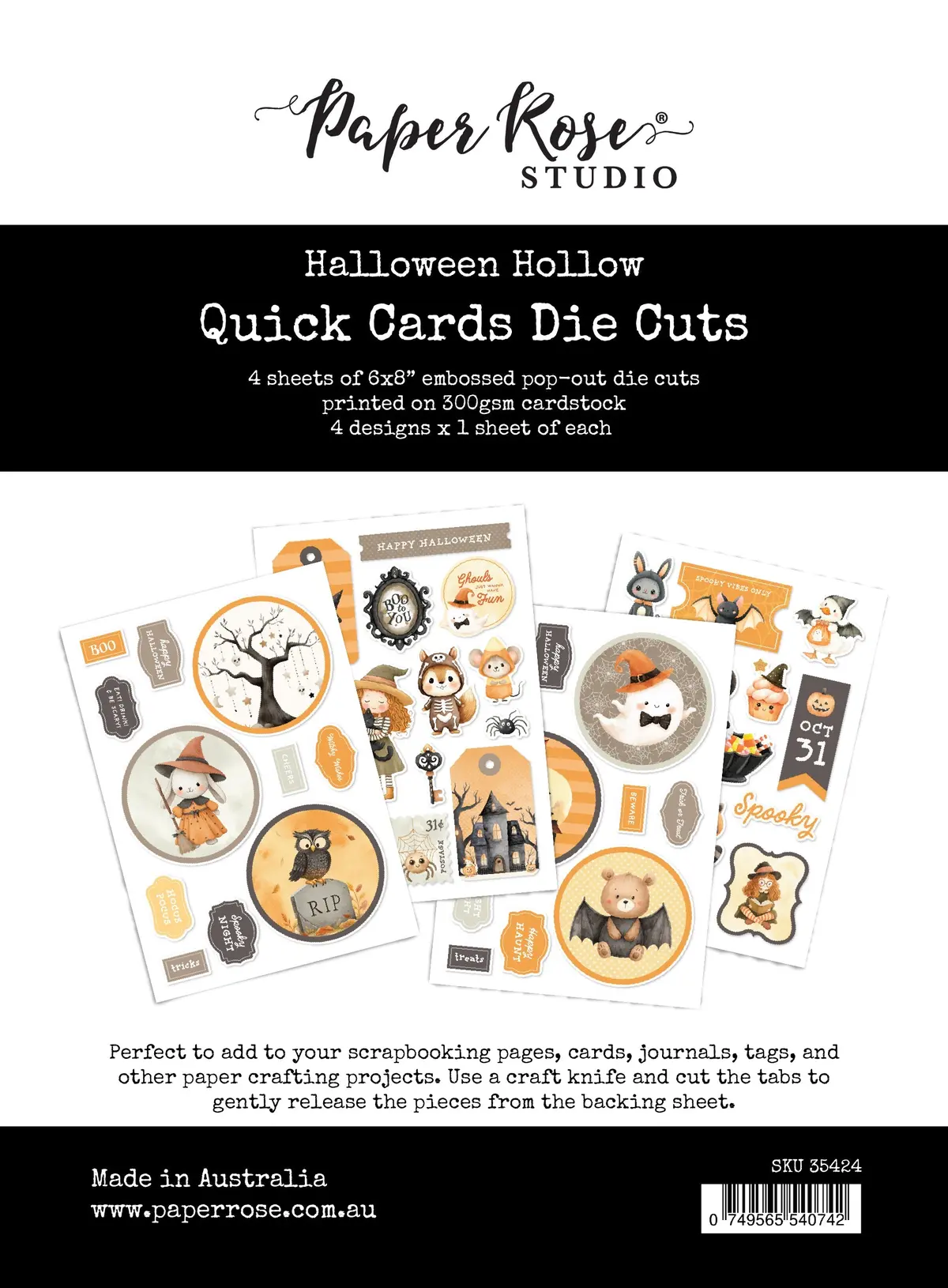 Halloween Hollow Quick Card Die Cuts 35424 1