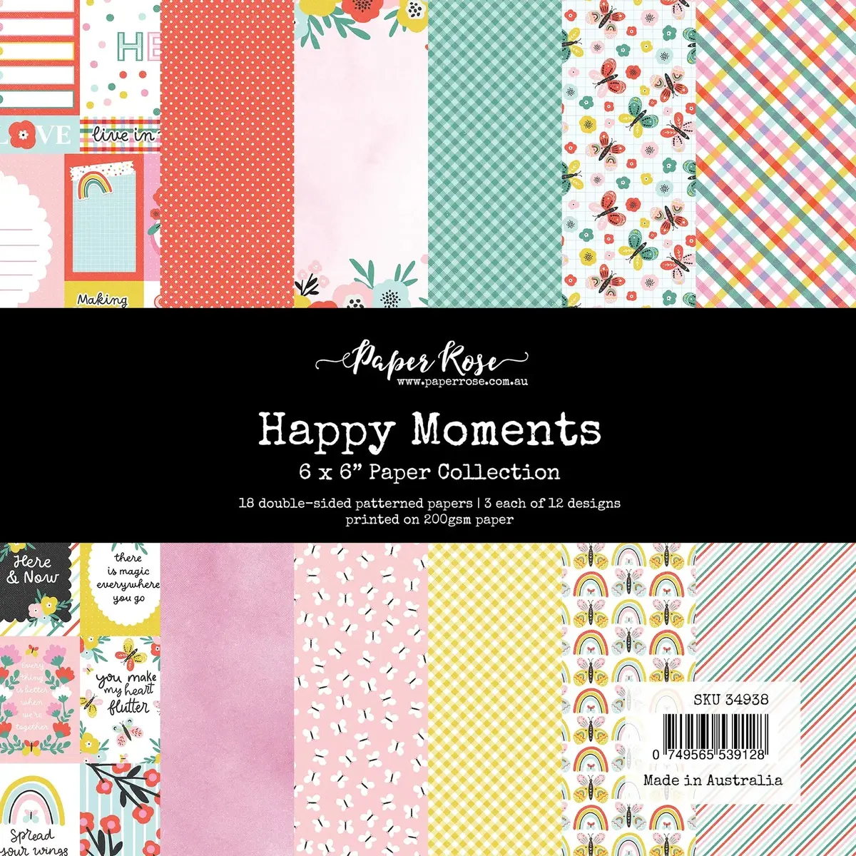 Happy Moments 6X6 Paper Collection 34938 1