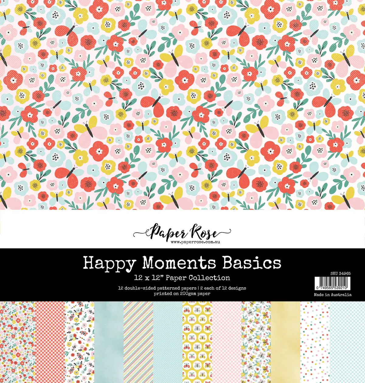 Happy Moments Basics 12X12 Paper Collection 34965 1