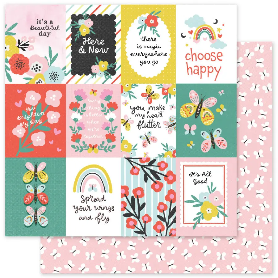 Happy Moments D 12 X 12 Paper (12 Pc Bulk Pack) 34953 1
