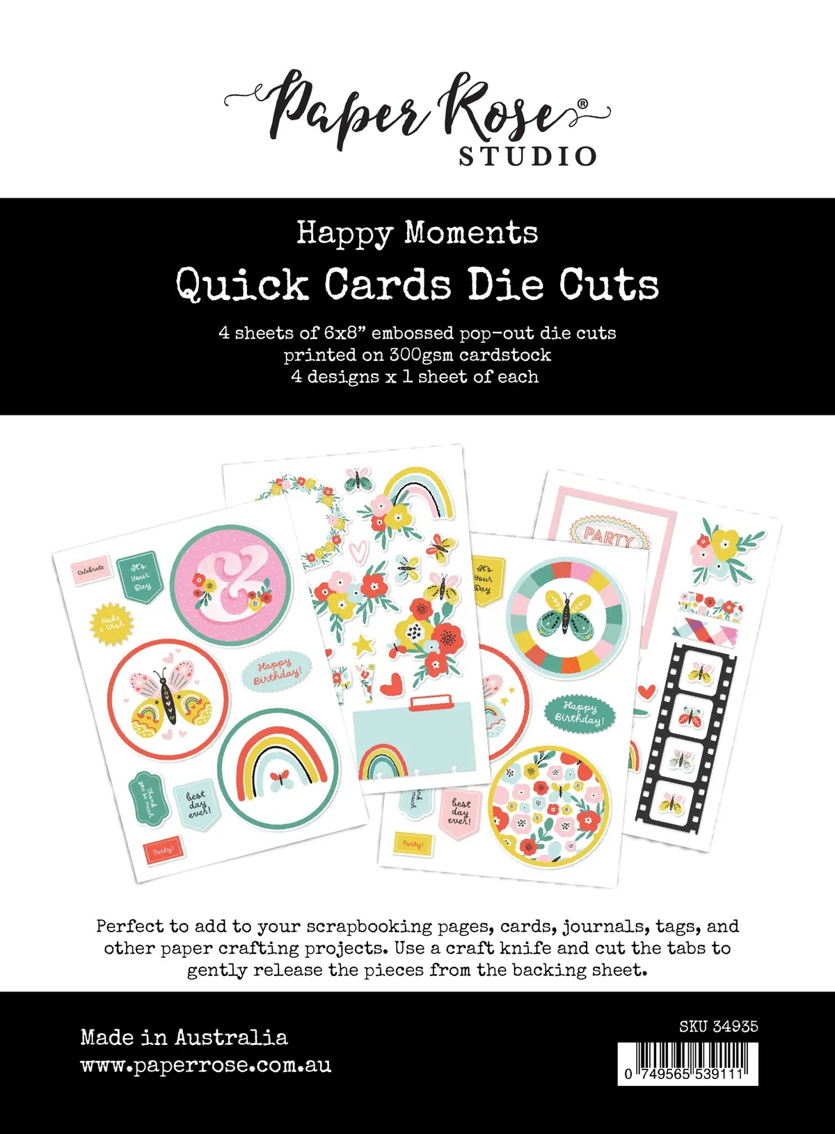 Happy Moments Quick Card Die Cuts 34935 1