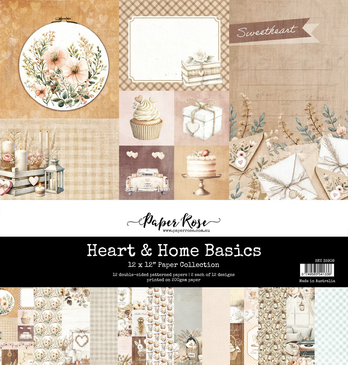 Heart & Home Basics 12X12 Paper Collection 35908 1