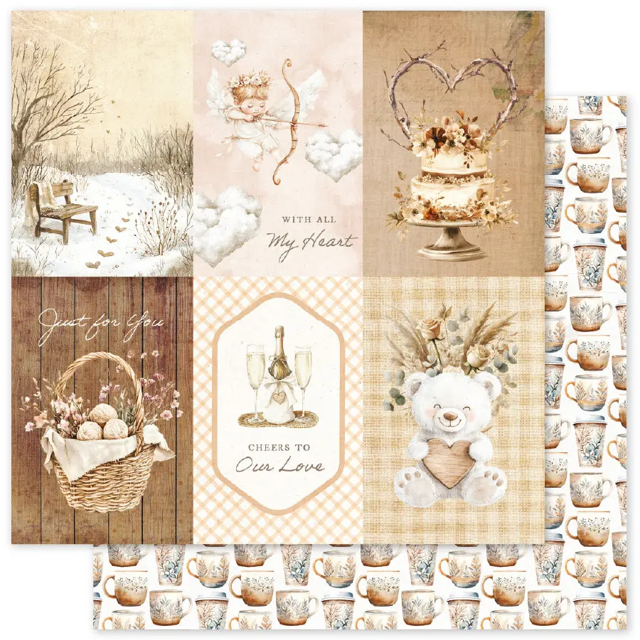 Heart & Home Basics C 12X12 Paper (12 Pc Bulk Pack) 35917 1