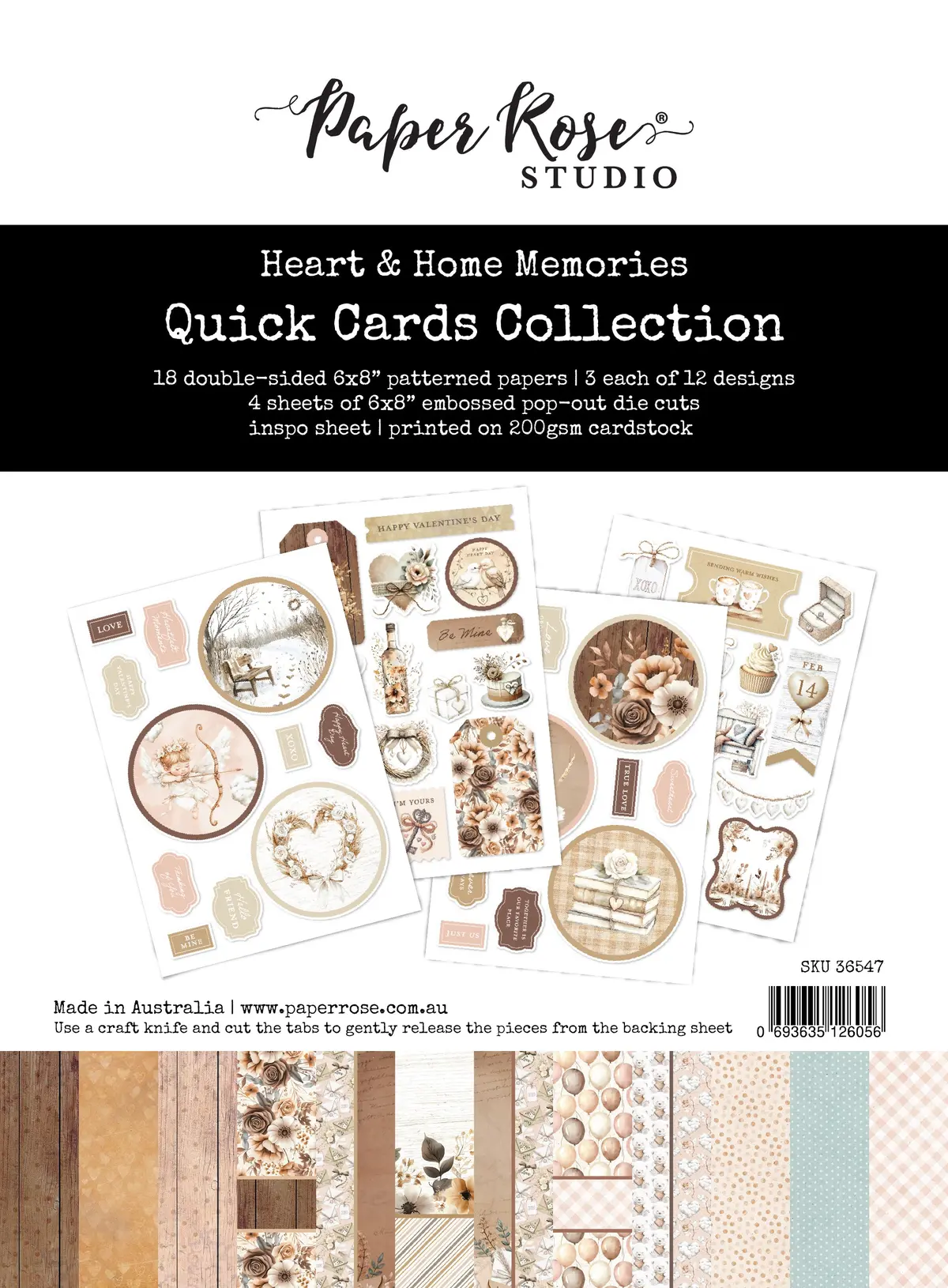 Heart & Home Memories 6X8 Quick Card Kit 36547 1