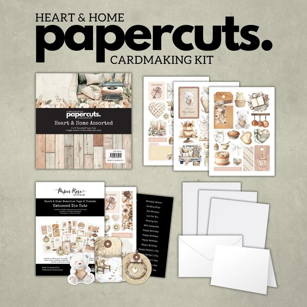 Heart & Home Papercuts Cardmaking Kit 35902 1
