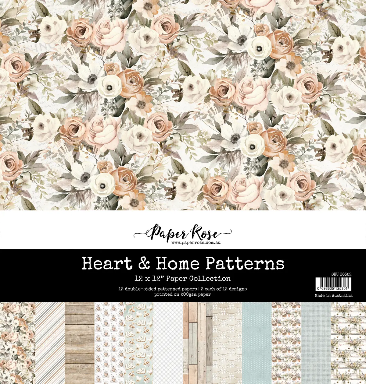 Heart & Home Patterns 12X12 Paper Collection 36322 1