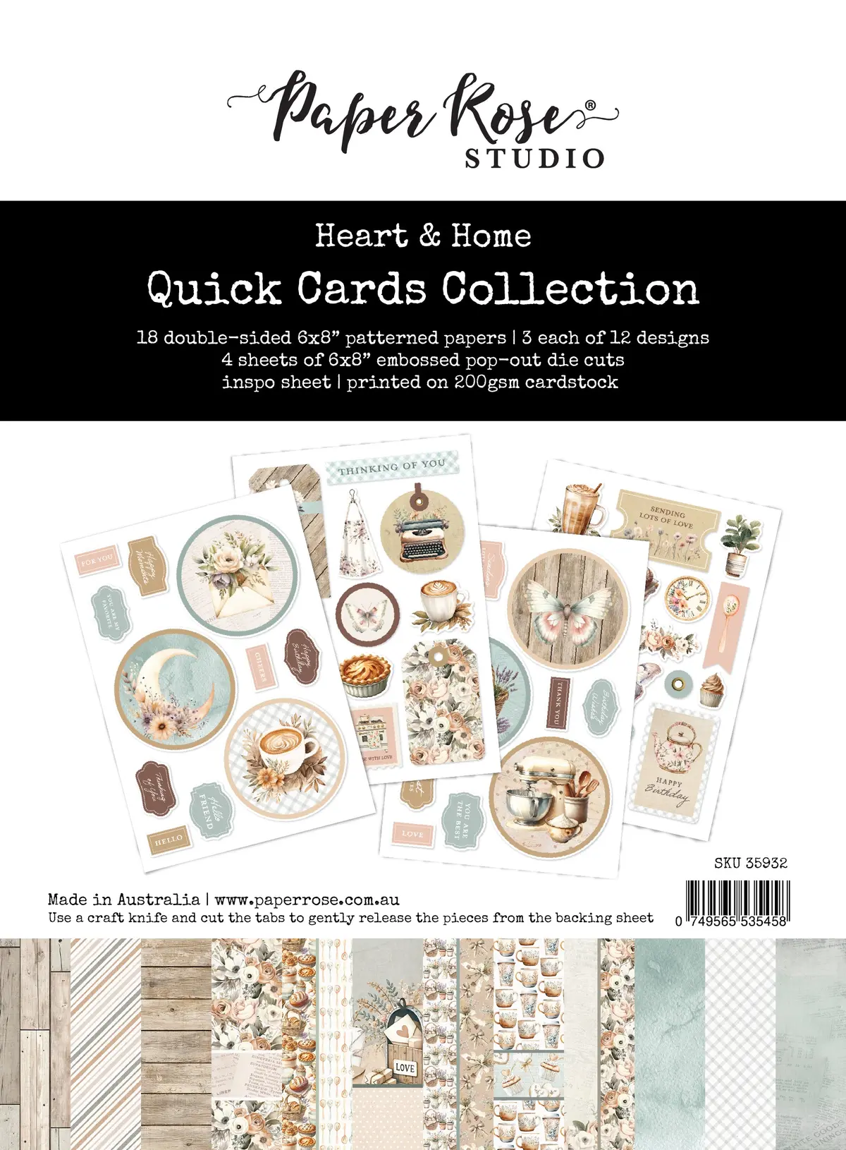 Heart & Home 6X8 Quick Cards Kit 35932 1