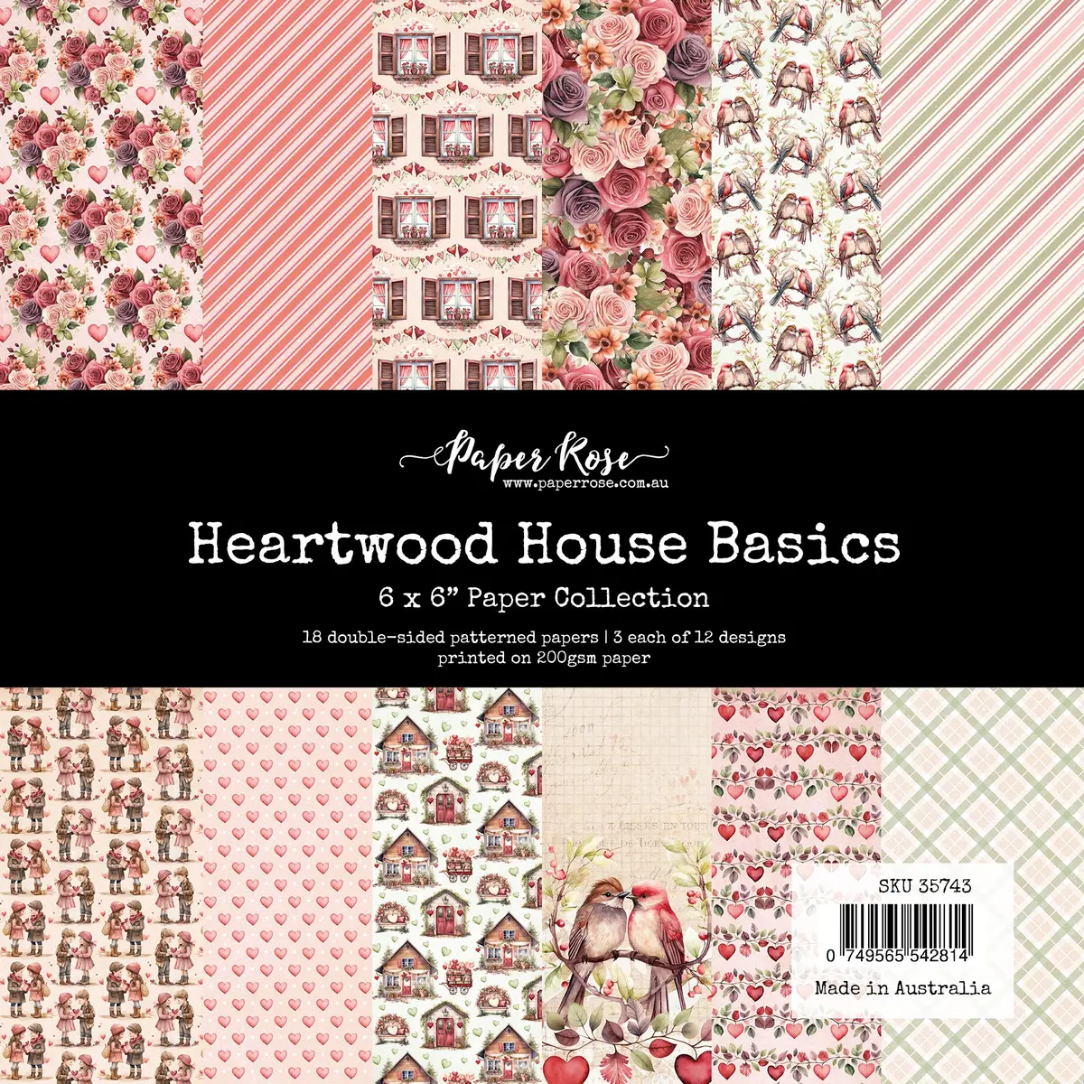 Heartwood House Basics 6X6 Paper Collection 35743 1