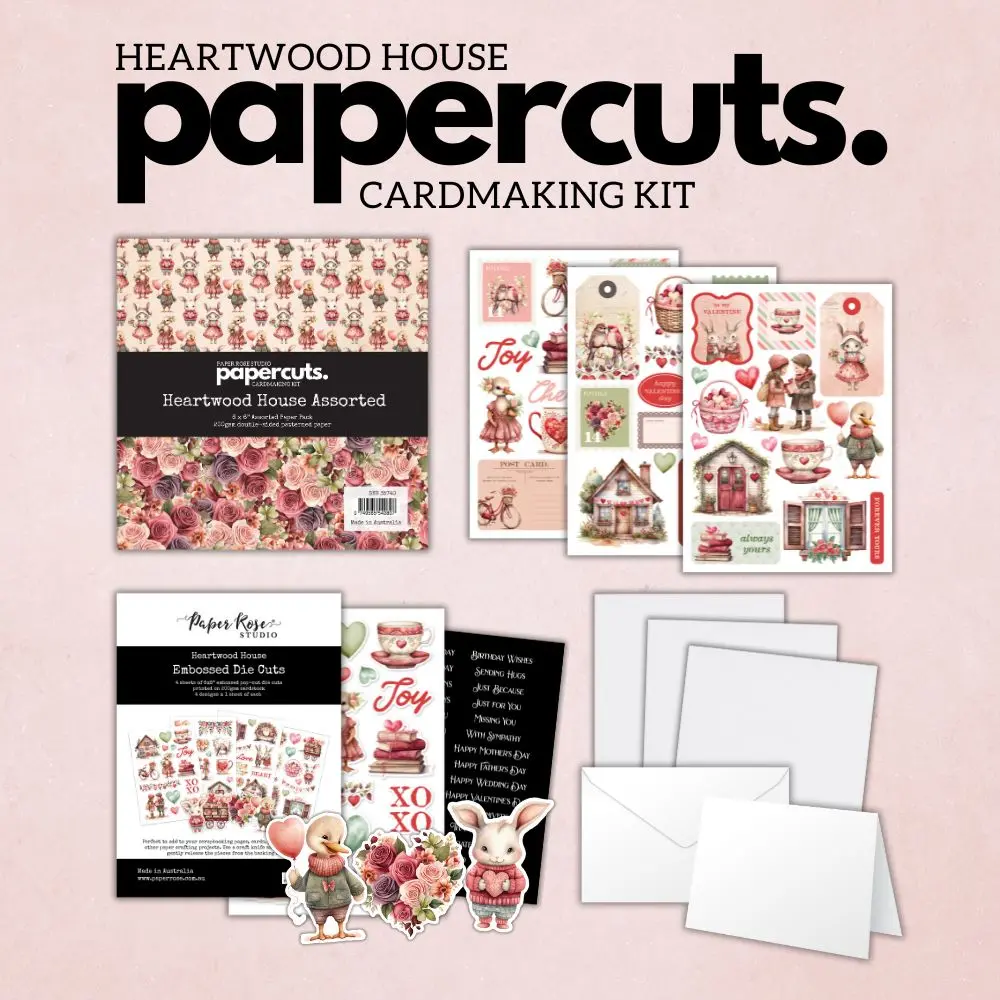 Heartwood House Papercuts Cardmaking Kit 35740 1