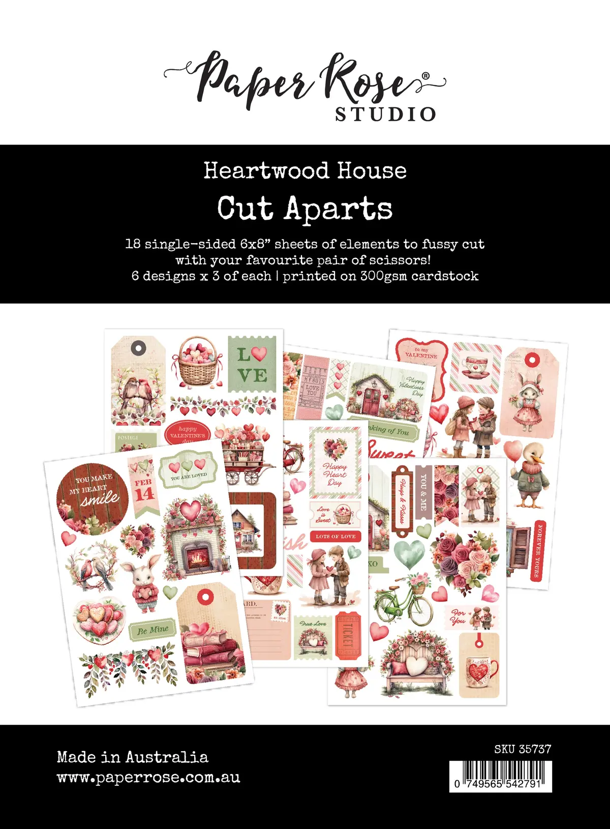 Heartwood House 6X8" Cut Aparts 35737 1