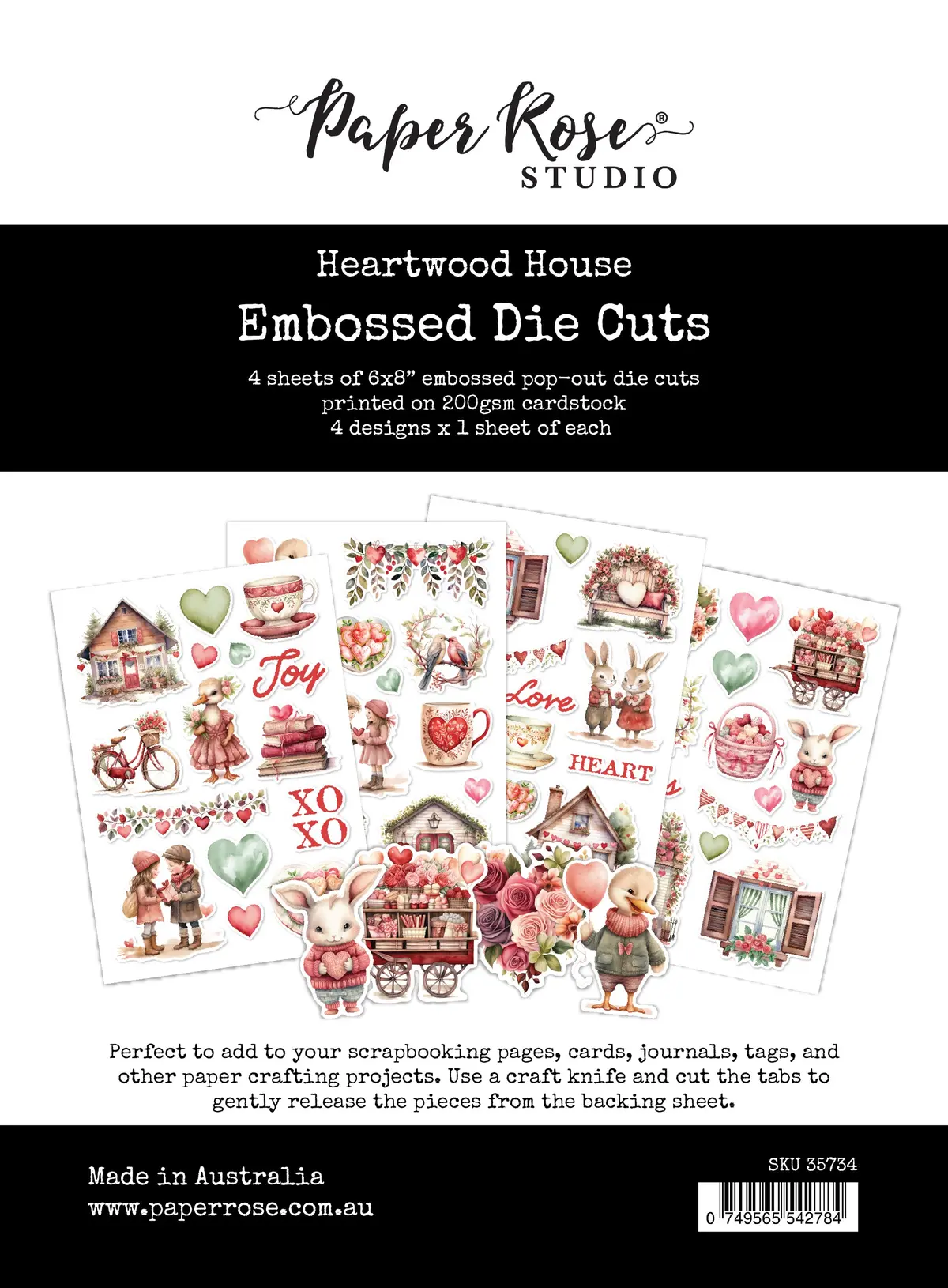 Heartwood House 6X8" Embossed Die Cuts 35734 1