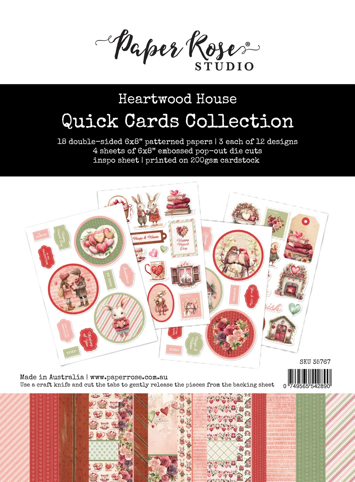 Heartwood House 6X8 Quick Cards Kit 35767 1