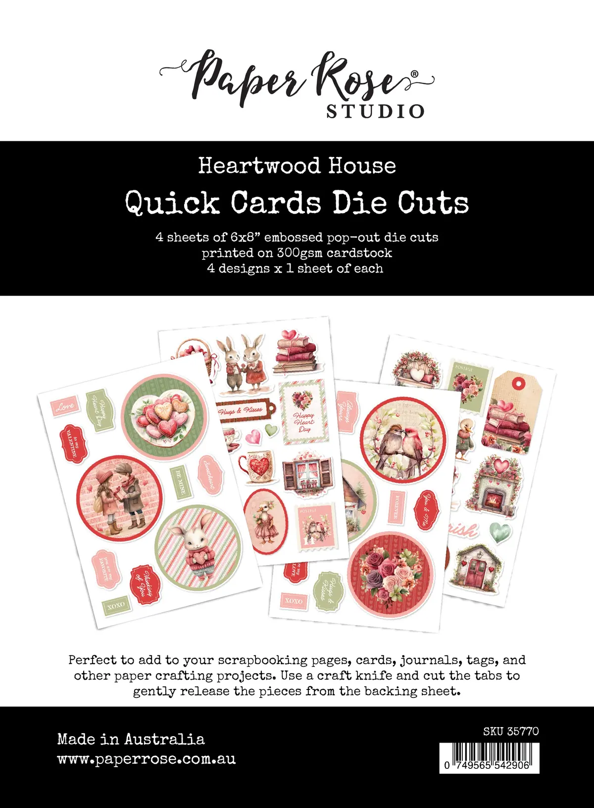 Heartwood House 6X8 Quick Cards Die Cuts 35770 1