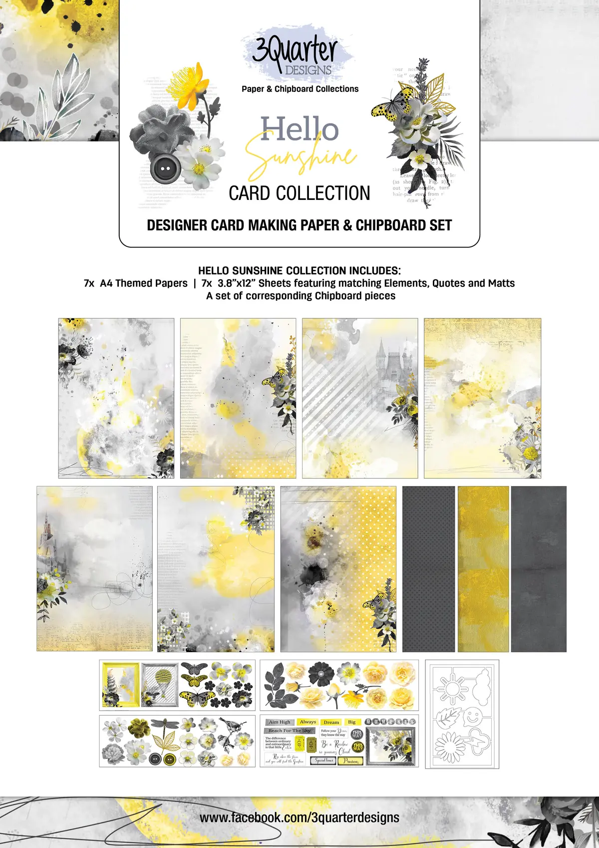 3Quarter Designs Hello Sunshine Card Collection 1