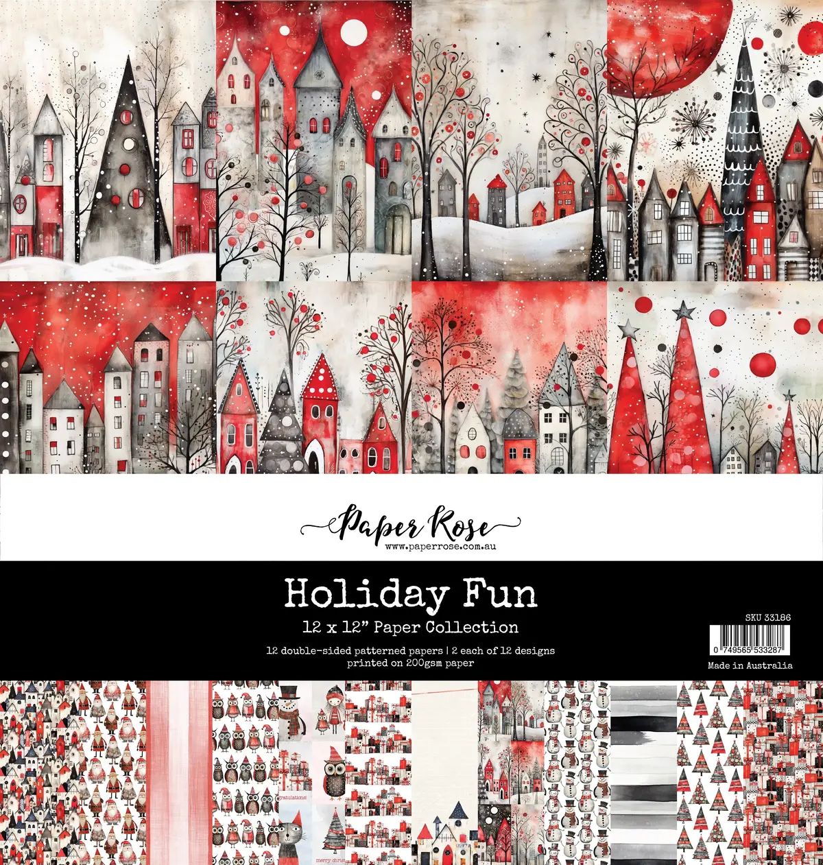 Holiday Fun 12X12 Paper Collection 33186 1