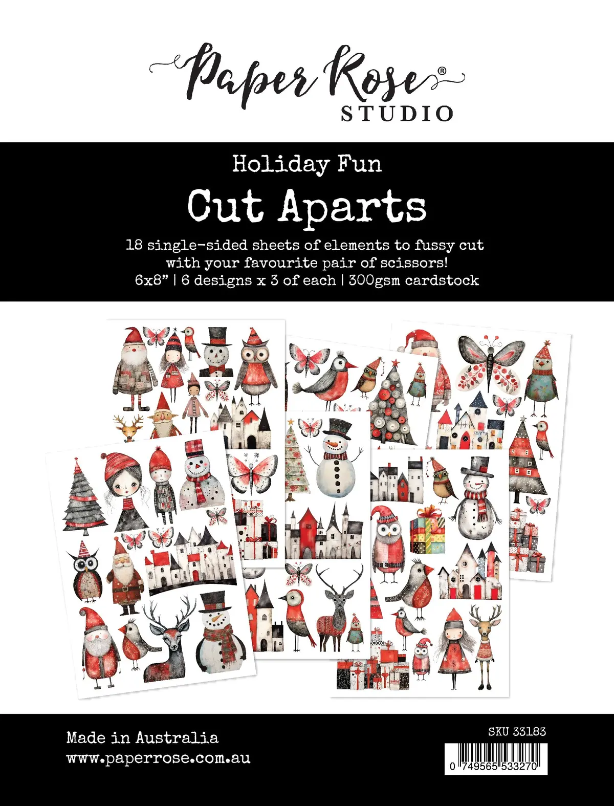 Holiday Fun Cut Aparts Paper Pack 33183 1