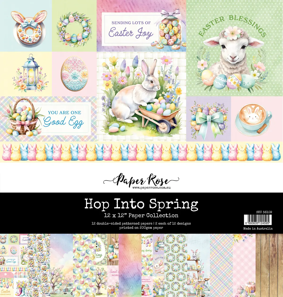 Hop Into Spring 12X12 Paper Collection 36109 1