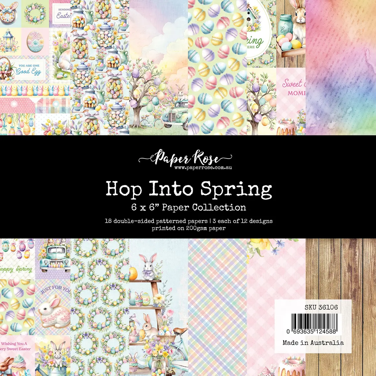 Hop Into Spring 6X6 Paper Collection 36106 1