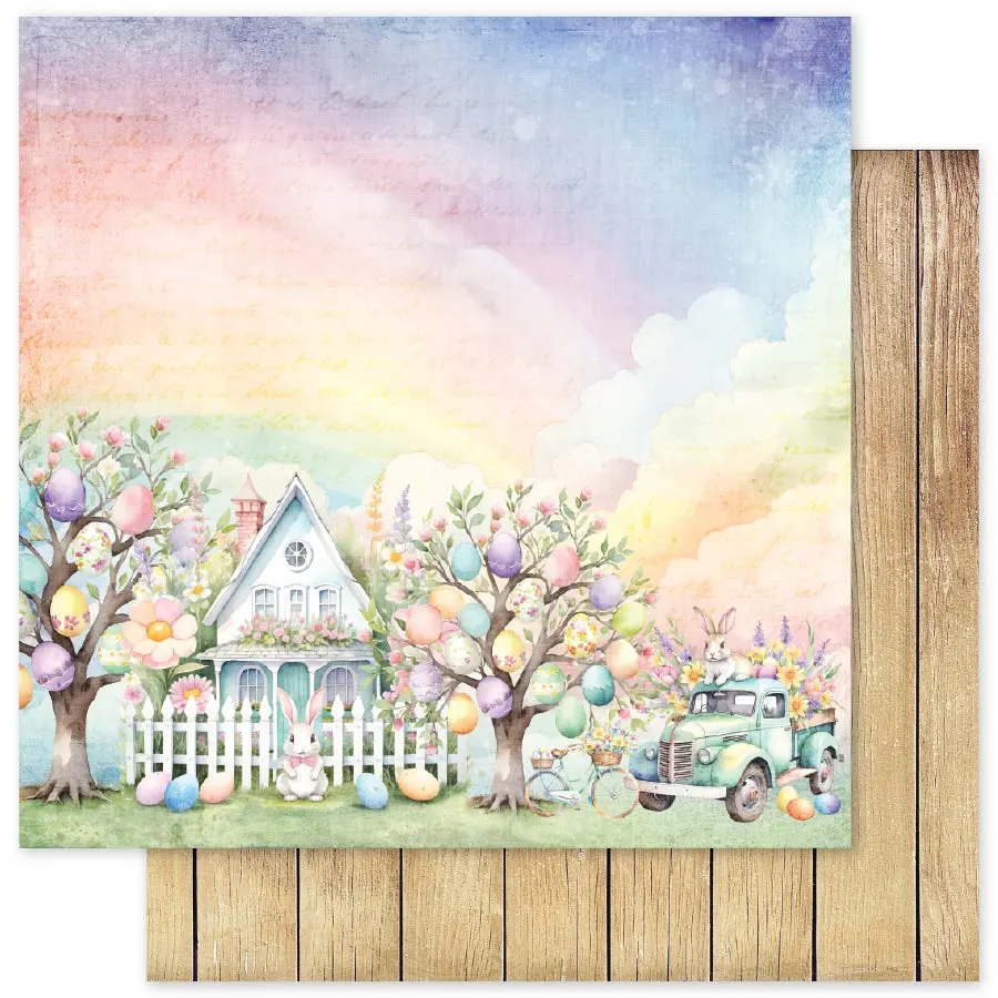 Hop Into Spring B 12X12 Paper (12 Pc Bulk Pack) 36115 1