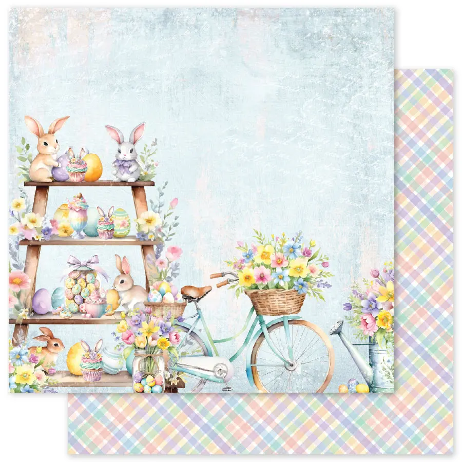 Hop Into Spring D 12X12 Paper (12 Pc Bulk Pack) 36121 1
