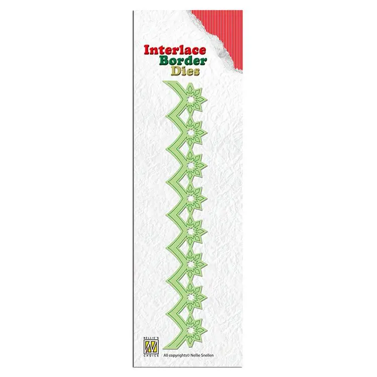 Interlace Border Dies - Christmas Flowers 1