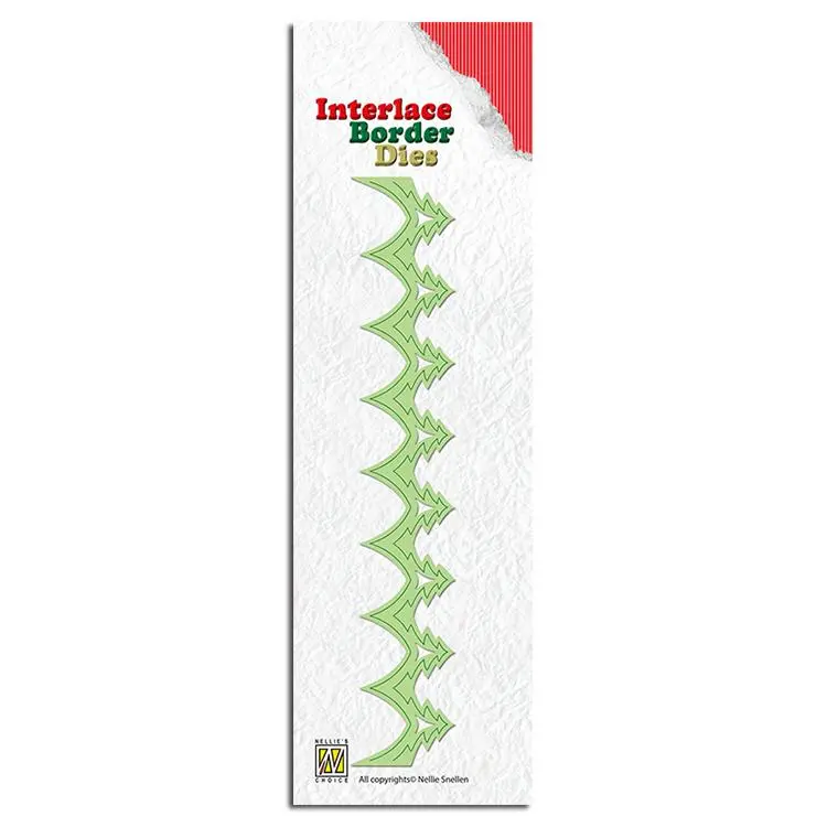 Interlace Border Dies - Christmas Trees 1