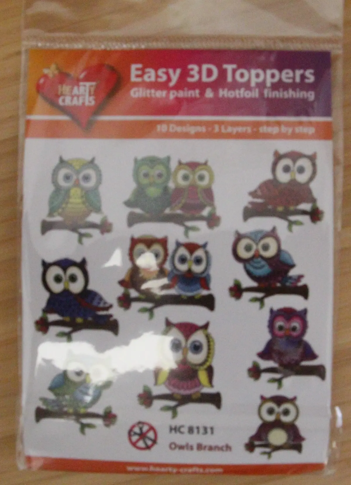 Easy 3-D Toppers Owls Branch 1