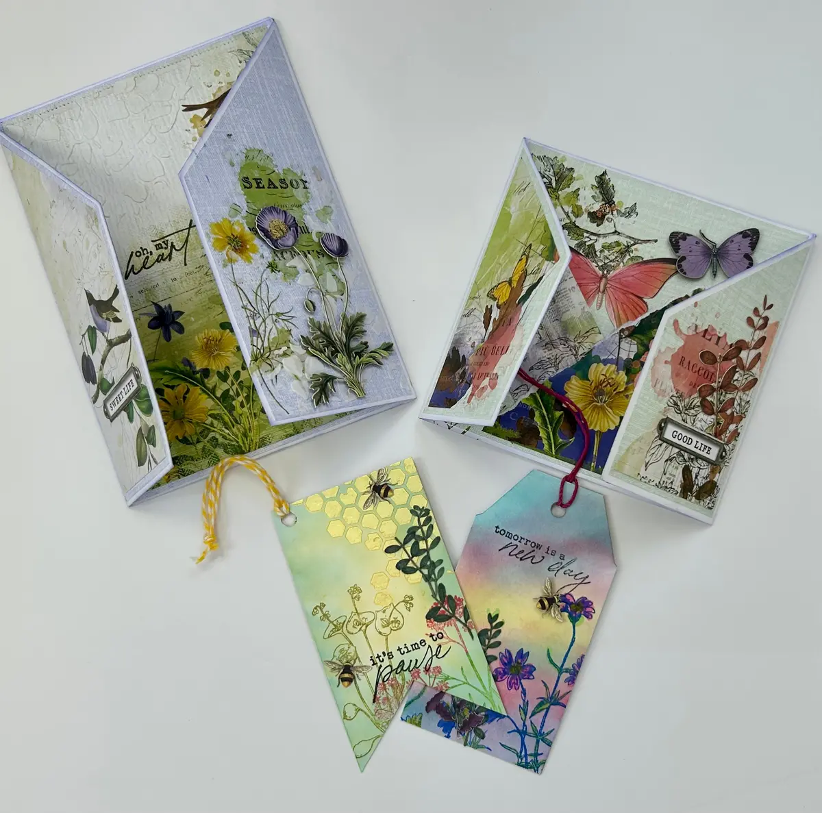 Trifold Wildflower Garden & Tags Class 1