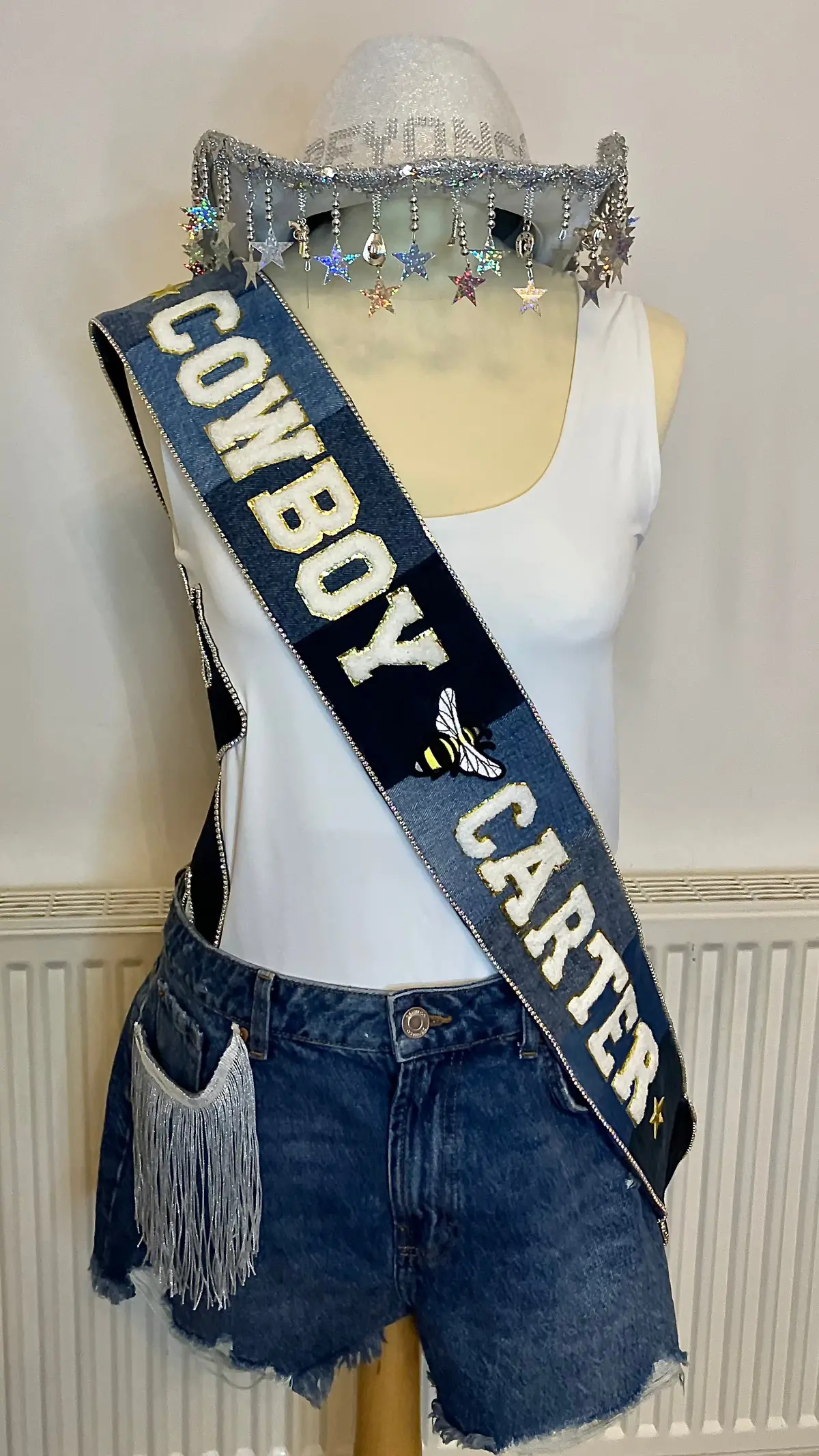 Beyoncé Cowboy Carter Denim Sash 1
