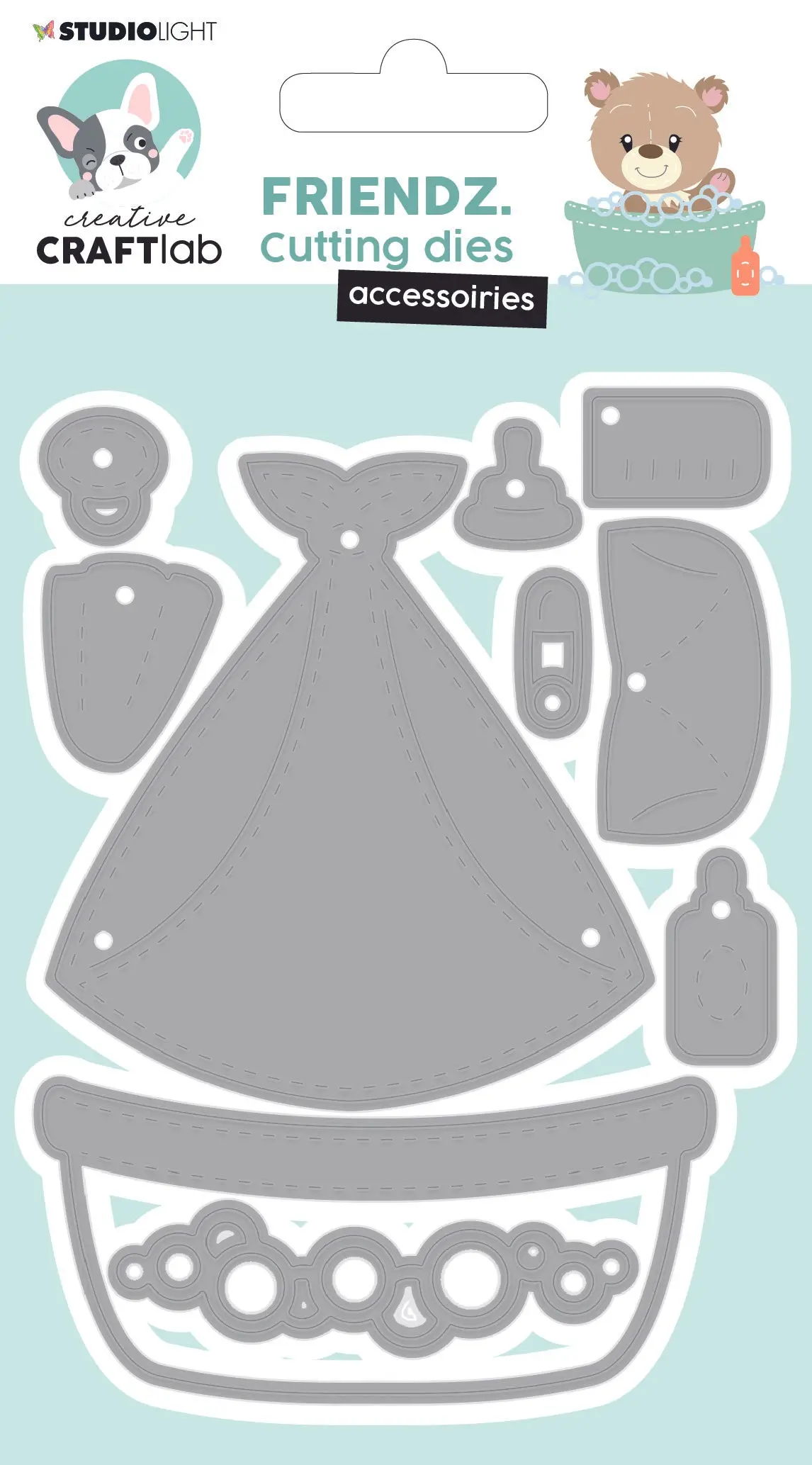 Ccl Cutting Die Bear Accessories Friendz 97X175x1mm 1 Pc Nr.156 1
