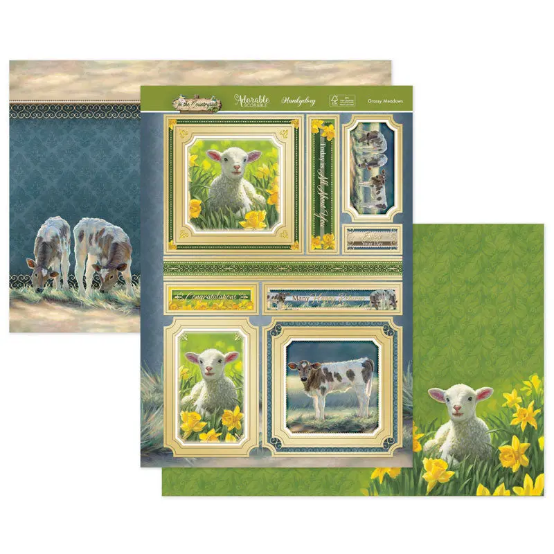 Grassy Meadows Luxury Topper Set 1