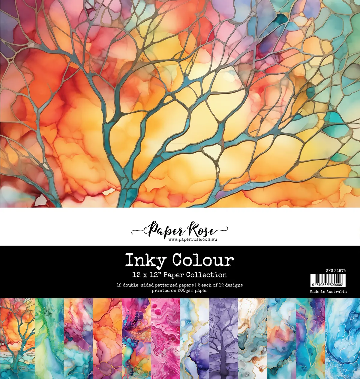 Inky Colour 12X12 Paper Collection 31875 1
