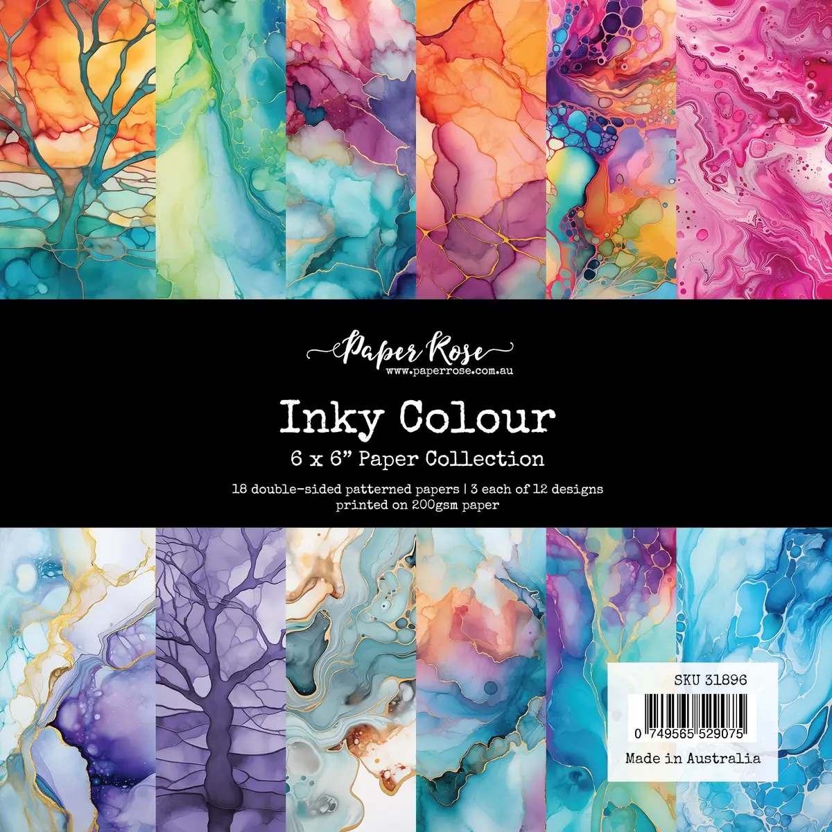 Inky Colour 6X6 Paper Collection 31896 1