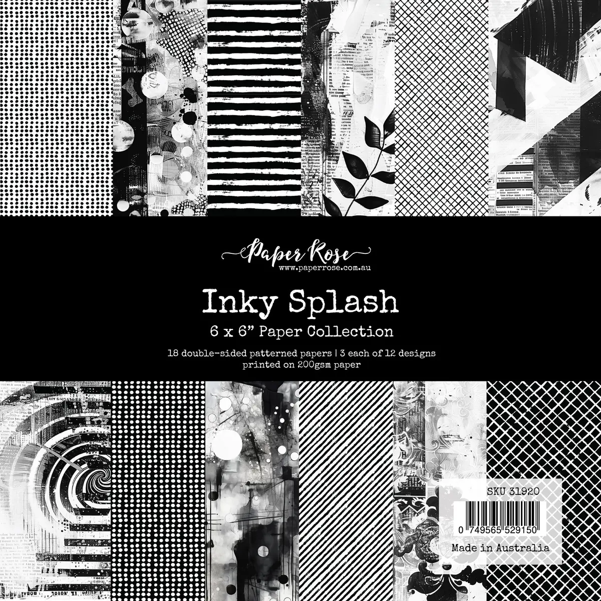 Inky Splash 6X6 Paper Collection 31920 1