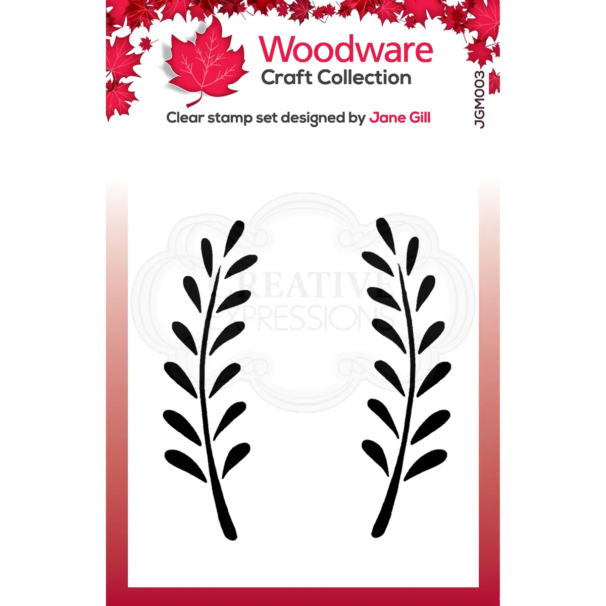 Woodware Clear Singles Anya Leaf 1