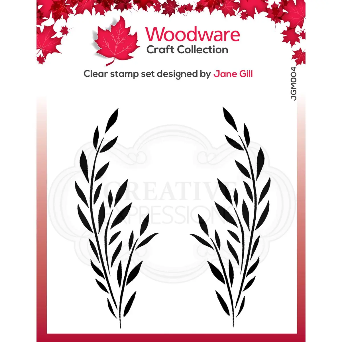 Woodware Clear Singles Bethany Leaf 1