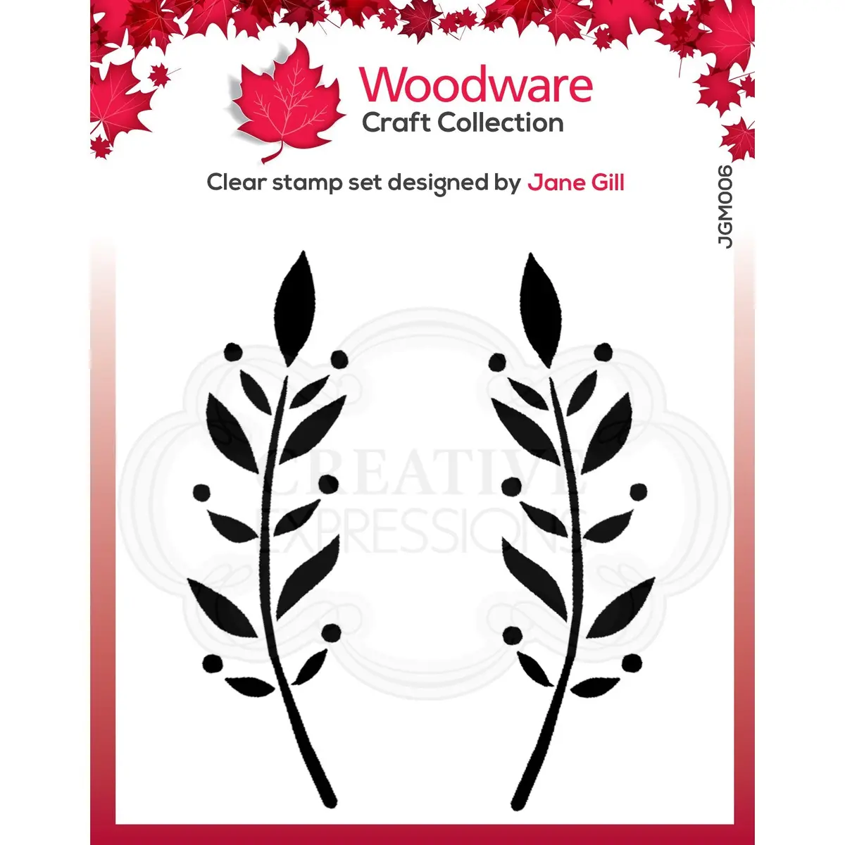 Woodware Clear Singles Dorothy Leaf 1