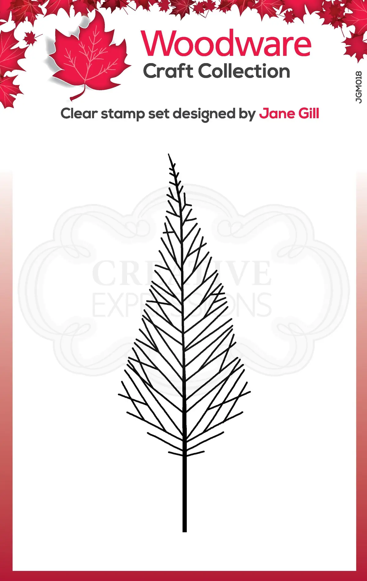 Woodware Clear Singles Mini Tall Twiggy Tree 1
