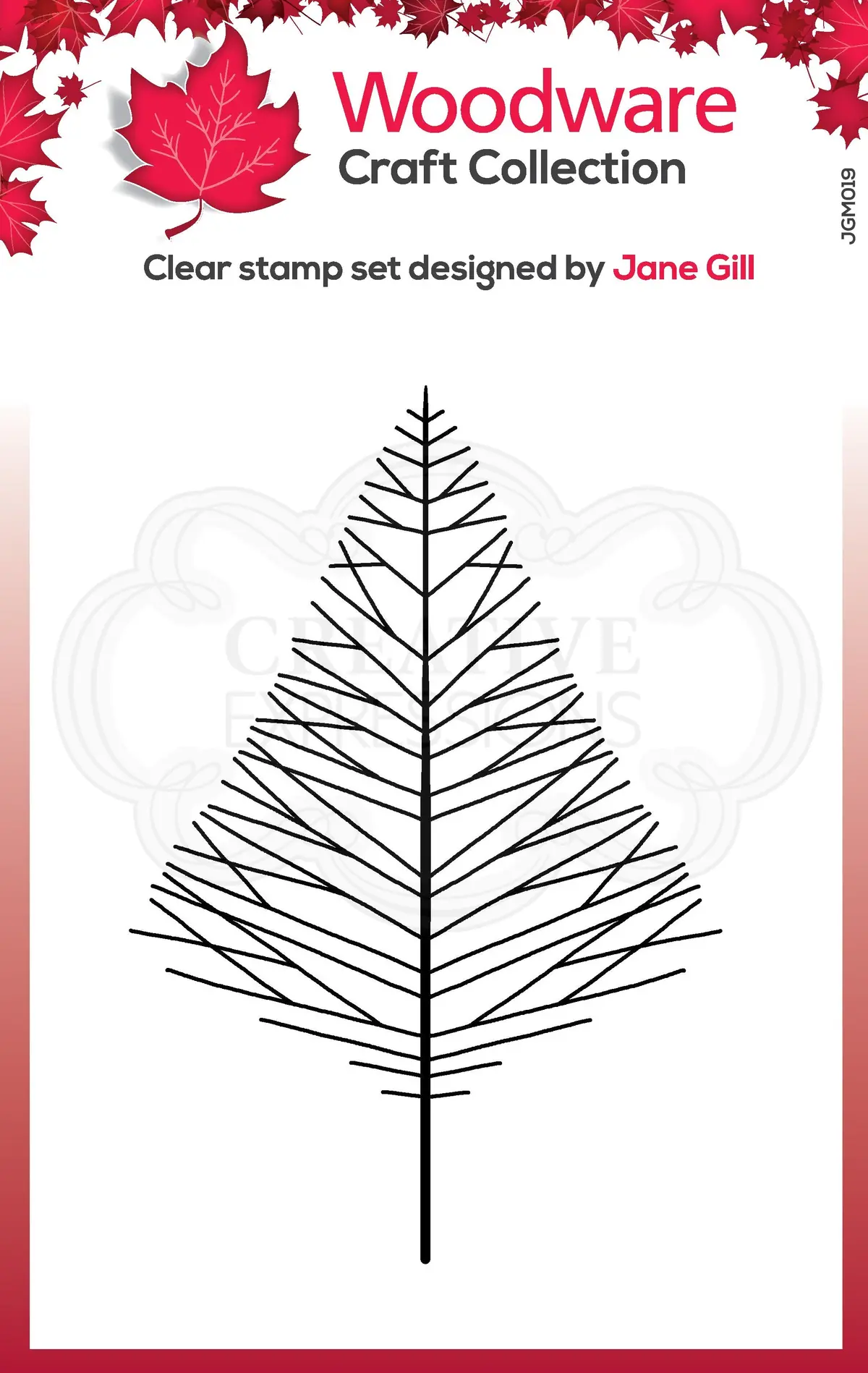 Woodware Clear Singles Mini Wide Twiggy Tree 1