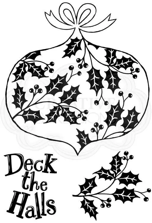 Woodware Clear Singles - Deck The Halls 1