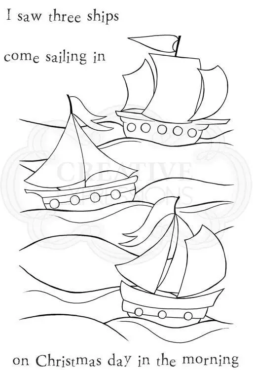 Woodware Clear Singles - Three Ships 1