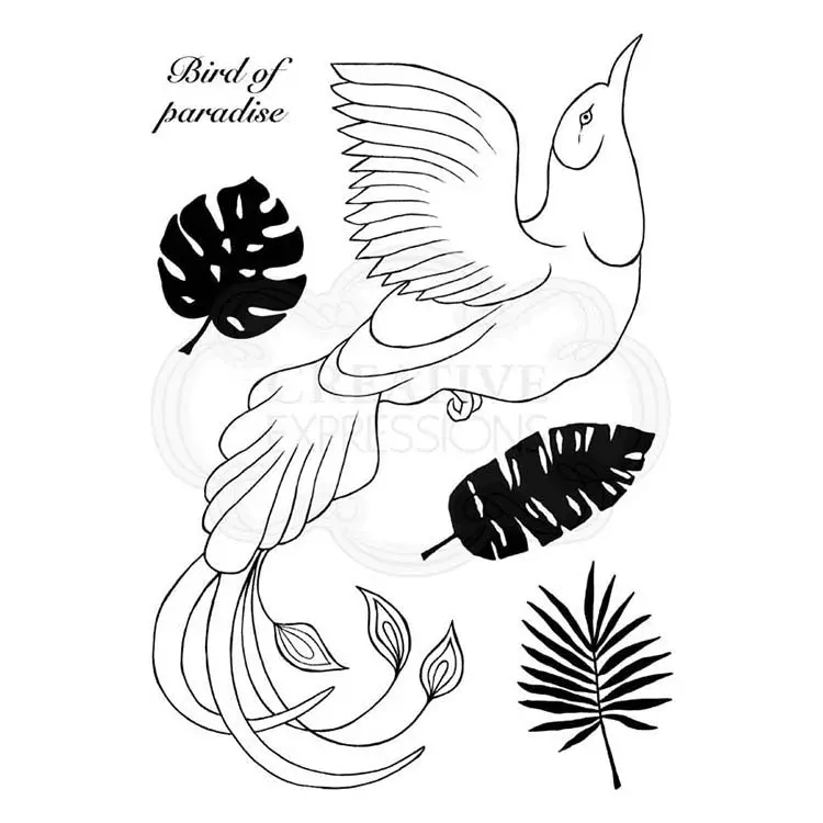 Woodware Clear Singles Paradise Bird 1