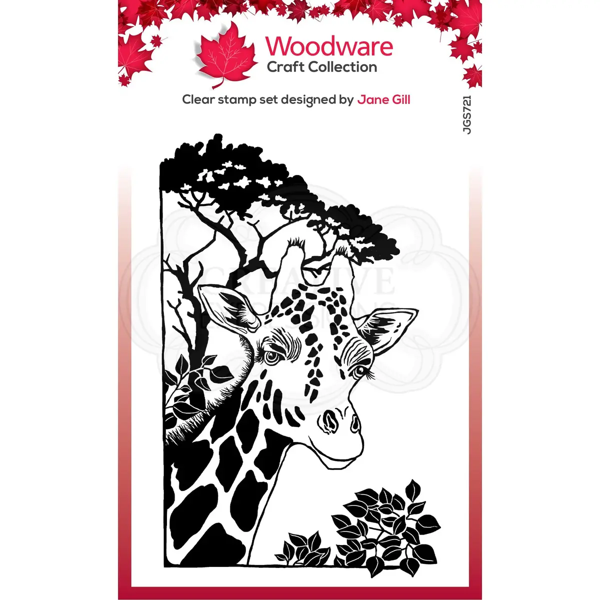 Woodware Clear Singles Lino Cut - Mr G Raff 4 In X 6 In Stamp 1