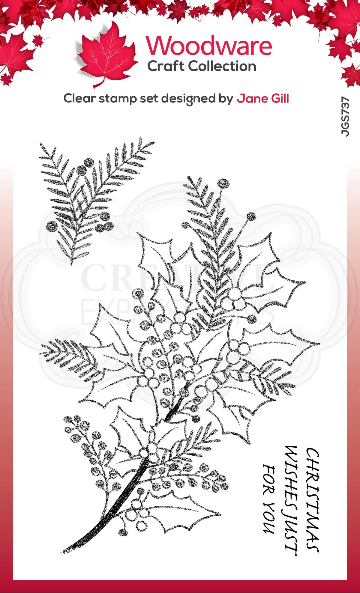 Sketchy Sprigs 4 In X 6 In Stamp 1