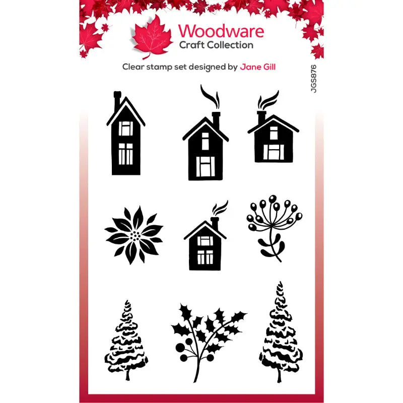 Woodware Clear Singles Paintable Baubles Home Fillers 4 In X 6 In Stamp Set 1